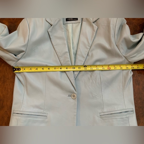 NWOT Valerie by Valerie Stevens Leather Blazer - Picture 16 of 16
